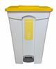 Kitchen trash HACCP 70 L yellow pedal
