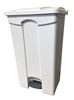 Kitchen trash HACCP 90 L white pedal