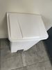 Kitchen trash HACCP 90 L white pedal