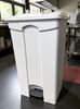 Kitchen trash HACCP 90 L white pedal