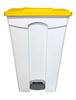 Kitchen trash HACCP 90 L yellow pedal
