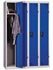 Cloakroom metal industry own column departing