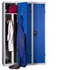 Cloakroom messy metal industry next column