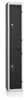 Cloakroom Multicase 2 squares superimposed departing column width 300mm