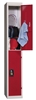 Cloakroom Multicase 2 squares superimposed departing column width 300mm