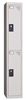 Cloakroom Multicase 2 squares superimposed next column width 400mm