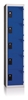 Cloakroom Multicase 5 squares superimposed next column width 400mm