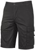 WEY132BC - Carbon Black Summer Cargo Work Bermuda Shorts