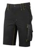 WFU196BC - Mercury Carbon Black Work Bermuda Shorts