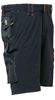 WFU196DB - Mercury deep blue work Bermuda shorts