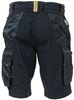 WFU196DB - Mercury deep blue work Bermuda shorts