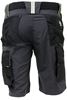 WFU196RL - Mercury Grey/Green Asphalt Work Bermuda Shorts