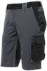 WFU196RL - Mercury Grey/Green Asphalt Work Bermuda Shorts