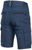 WFU344DB - Solaris deep blue work cargo Bermuda shorts