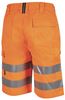 WHL305OF - Altair high-visibility orange Bermuda shorts