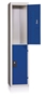 Cloakroom Multicase 2 squares superimposed 1 Width 400mm column