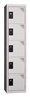 Cloakroom Multicase 5 squares superimposed 1 Width 300mm column