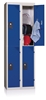 Cloakroom Multicase 2 squares superimposed 2 columns width 400mm