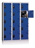 Cloakroom Multicase 5 squares superimposed 3 columns Width 300mm