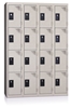 Cloakroom Multicase 4 squares superimposed 4 columns width 300mm