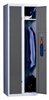 Metal office locker with lock and 2 keys 2 columns