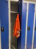 Cloakroom metal industry clean 3 columns