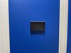 Cloakroom metal industry clean 3 columns