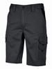 WST279BC - Bonito Carbon Black Work Bermuda Shorts