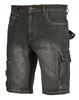 WST392BC - Carbon Black Work Bermuda Shorts Salt