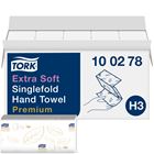 Folded hand towel