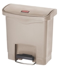 Slim Jim trash can step on resin