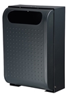 Wall-mounted outdoor trash can