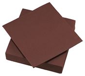 Chocolate paper napkin 38x38 embossed x 1200