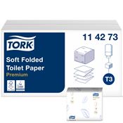 Tork Premium soft flat toilet paper package of 30