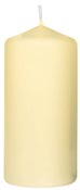 Cylindrical candles champagne 100 x 50 mm Duni