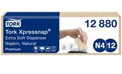 N4 Tork Premium Napkins natural entangled package 8000