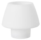 Moody white silicone candle holder