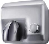 Hand dryer manual satin stainless steel