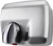 Electric hand dryer automatic satine stainless steel