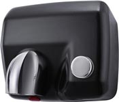 Manual black electric hand dryer