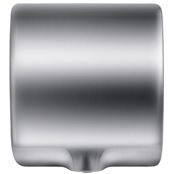 Hand dryer air pulse brushed stainless steel silent