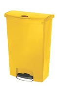 Garbage Rubbermaid Slim Jim 90L yellow