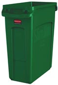 Collector Rubbermaid Slim Jim Green 60 liters