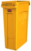 Collector Rubbermaid Slim Jim Yellow 87 liters