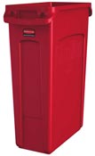 Collector Rubbermaid Slim Jim Red 87 liters