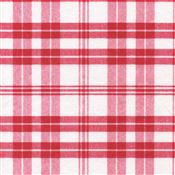 Tablecloth celytiss 100x100 red guinguette