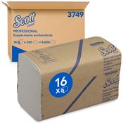 Scott Airflex white hand towel package 4000