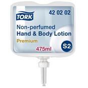 Tork hand and body lotion fragrance-free 8x475 ml