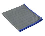 Carbon microfibre cloth 40x50cm grey/blue