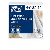Tork Linstyle non woven white dinner towel 50